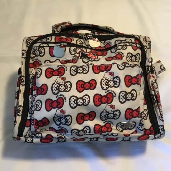 JuJube Hello Kitty Diaper Bag Peek A Bow Convertible Backpack Shoulder Bag - Picture 1 of 9